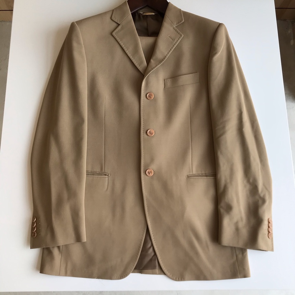 Dolce & Gabbana tan/brown 2 piece suit Size 50